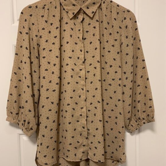 Blouse with small flowers - Picture 1 of 10
